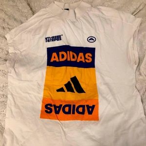 Adidas Crop Sleeve high neck Tee